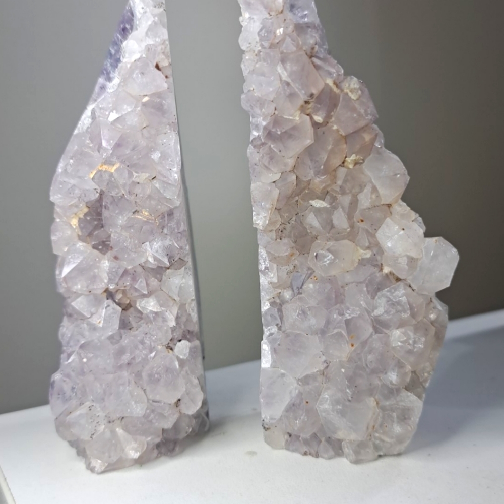 Amethyst Drusy Cut Base Raw
